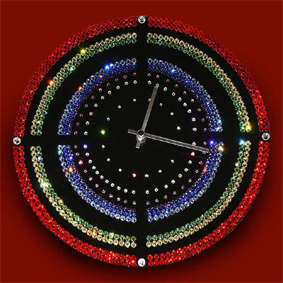 Настенные часы Swarovski "Мишень" CHS-088