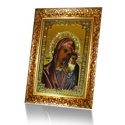 Икона Swarovski "Пресвятая Богородица" И-022st