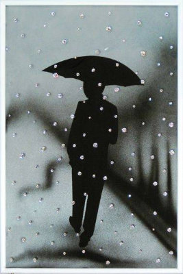 Картина Swarovski "Под дождем" P-056