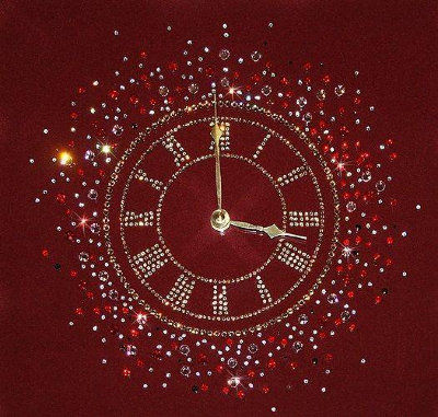 Настенные часы Swarovski "Счастливое время" CHS-094
