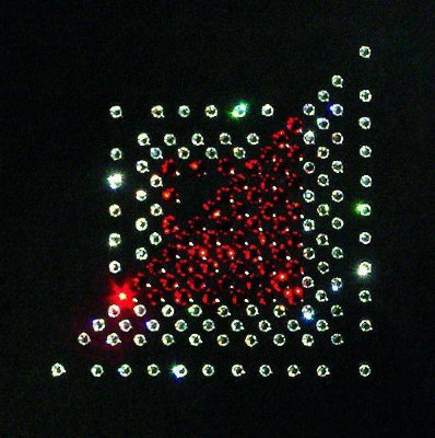 Картина Swarovski "Атомный квадрат" A-015
