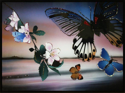 Картина Swarovski "Полет бабочек" P-068