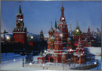 Картина Swarovski "Кремль" 1185-gf