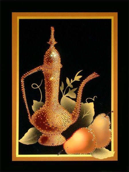 Картина Swarovski "Натюрморт с грушами" N-002