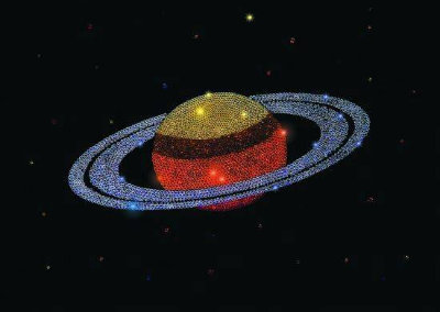 Картина Swarovski "Сатурн" S-005