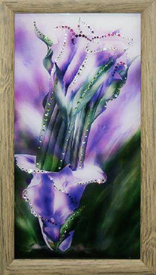 Картина Swarovski "Каллы фиолетовые" малые 1577-gf