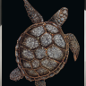 Картина Swarovski "Морская черепаха" cherepakha-gf
