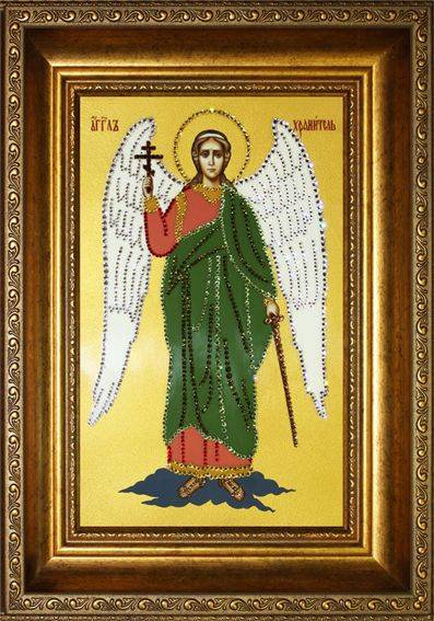Икона Swarovski "Ангел-хранитель" IK-101