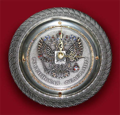 Настенные часы Swarovski "Герб" CHS-107