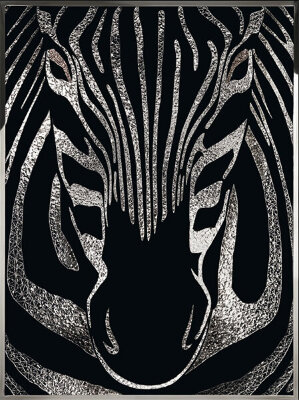 Картина Swarovski "Зебра" zebra-gf