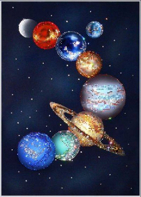 Картина Swarovski "Парад планет" P-059