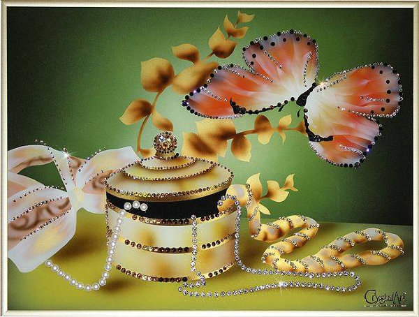 Картина Swarovski "Шкатулка драгоценностей 2" SH-009