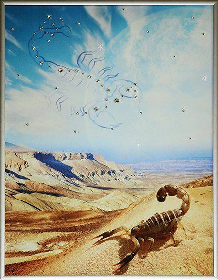 Картина Swarovski "Небесный скорпион" N-059