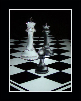 Картина Swarovski "Шахматы" SH-003