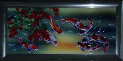 Картина Swarovski "Рыбы Тай" 1435-gf