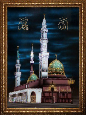 Картина Swarovski "Мухаммед Пророк Аллаха" (в багете) KS-072