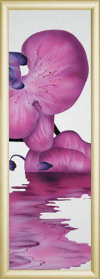 Картина Swarovski "Сиреневая орхидея-4" S-061