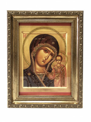 Икона Swarovski "Икона Божией матери Казанская" большая 2 2130-gf