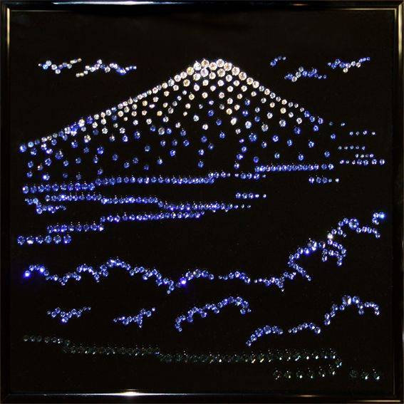 Картина Swarovski "Гора Фудзи" G-102