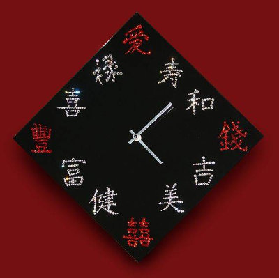 Настенные часы Swarovski "Талисман" CHS-021