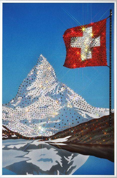 Картина Swarovski "Гора в Альпах - Маттерхорн" G-104