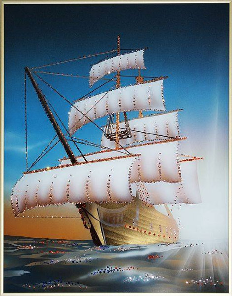 Картина Swarovski "Морской круиз -2" M-071