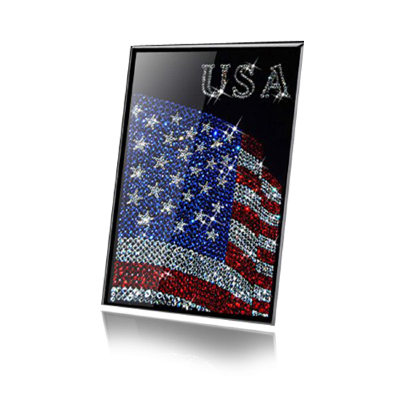 Картина Swarovski "Флаг USA" Ф-003st