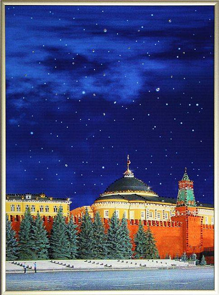 Картина Swarovski "Красная площадь 3" K-084