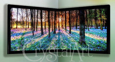 Угловая картина Swarovski "Утро в лесу" KSU-002