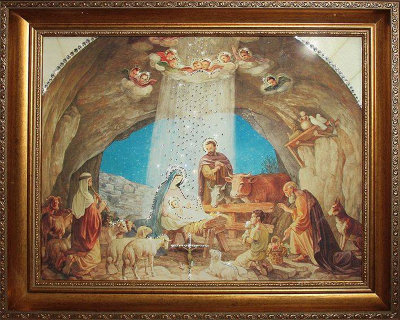 Икона Swarovski "Рождение Иисуса Христа" KS-059