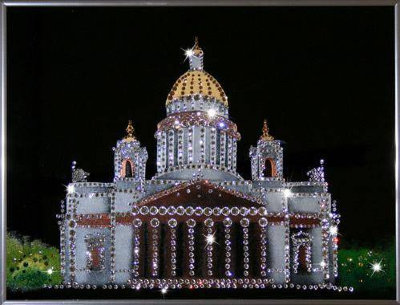 Картина Swarovski "Исаакиевский собор в Санкт-Петербурге" I-310-gf