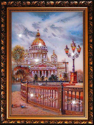 Картина Swarovski "Исаакиевский собор" I-308-gf