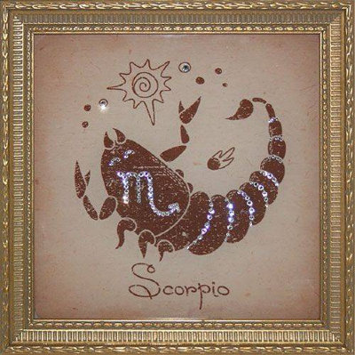 Картина Swarovski "Скорпион Малый" 1708-gf