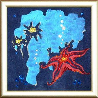 Картина Swarovski "Морская звезда" M-041