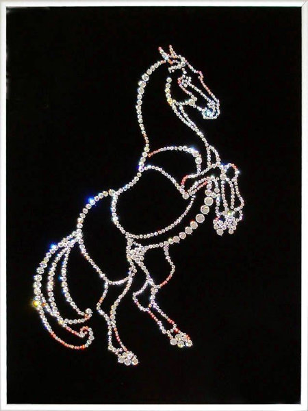 Картина Swarovski "Конь" K-018
