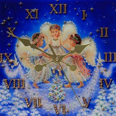 Часы Swarovski "Рождественские ангелы" 1763-gf