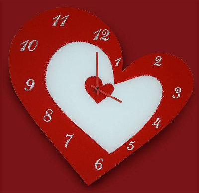 Настенные часы Swarovski "С любовью!" CHS-040
