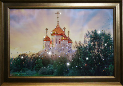 Картина Swarovski "В лучах солнца" V-319-gf