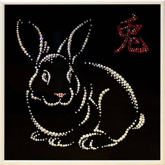 Картина Swarovski "Год кролика" G-033