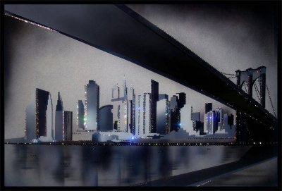 Картина Swarovski "Бруклинский мост" B-017
