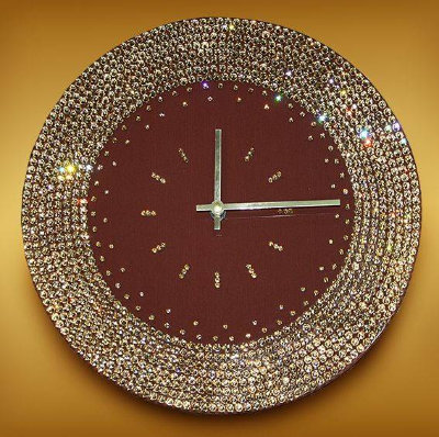 Настенные часы Swarovski "Ожерелье-2" CHS-043