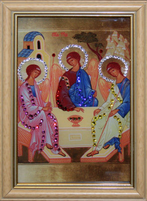 Икона Swarovski "Святой Троицы" малая 1482-gf