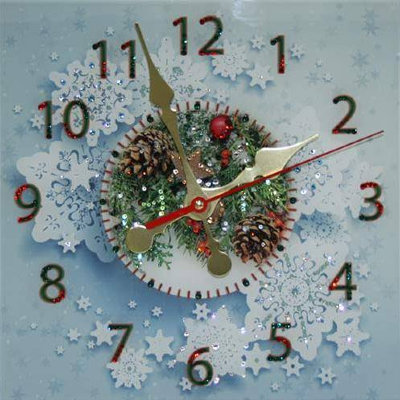 Часы Swarovski "Новогодние" 1751-gf