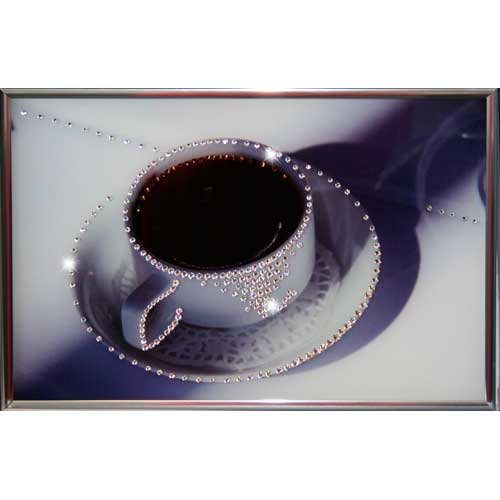 Картина Swarovski "Чашка кофе" KS-079