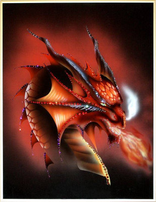 Картина Swarovski "Год дракона" G-050