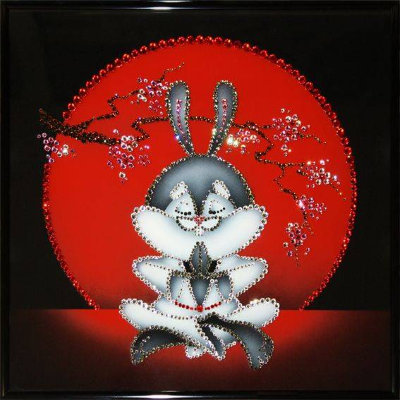 Картина Swarovski "Японский кролик" YAN-015