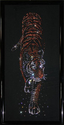 Картина Swarovski "Тигр" T-023