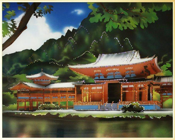 Картина Swarovski "Японский домик" YAN-012