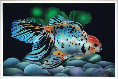 Картина Swarovski "Золотая рыбка-Оранда" Z-120