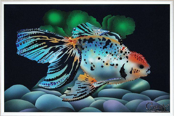 Картина Swarovski "Золотая рыбка-Оранда" Z-120
